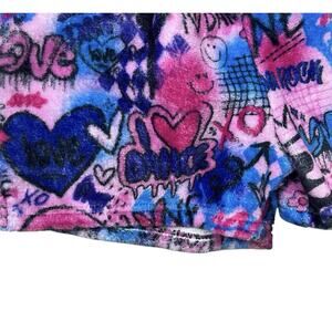 iscream Kid Girls' Soft Plush Fleece Shorts Dance Dancer Pink Hip Hop 14 Large